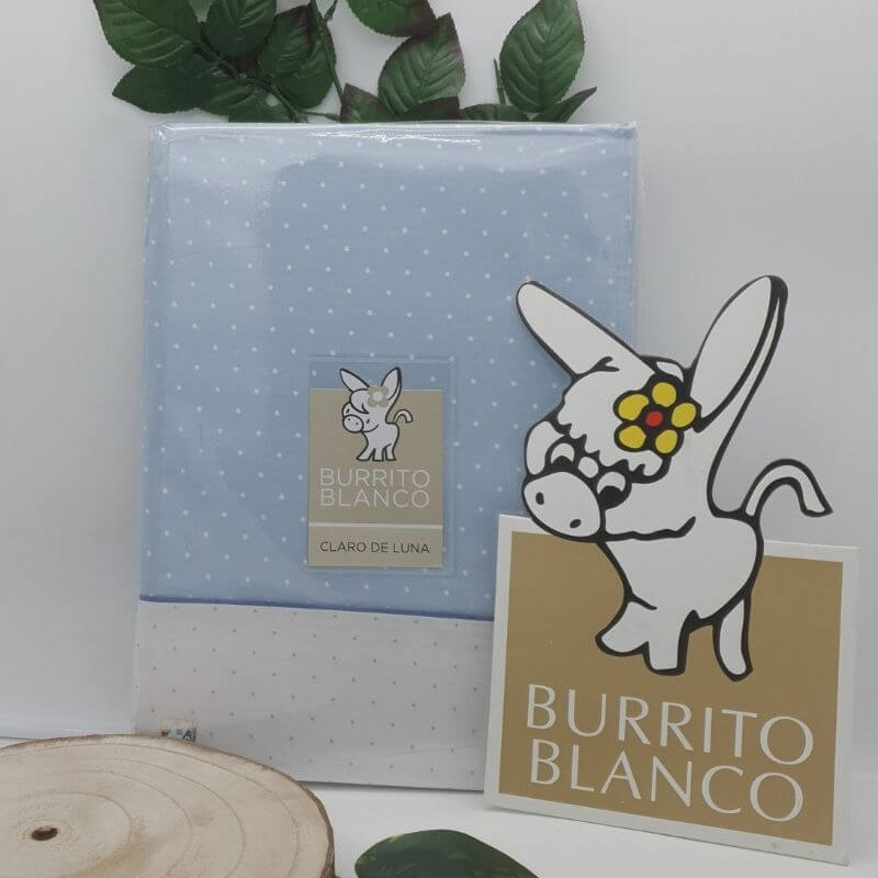 Juego de sábanas 129 lunares de Burrito Blanco, modelos actuales y venta  online!