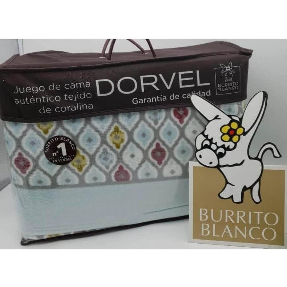 Juego De Sábanas Burrito Blanco Tri-525 Crema 105 Cm. con Ofertas en  Carrefour